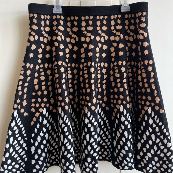 Philosophy Pullon Skirt Black Brown L - Picture 1 of 6
